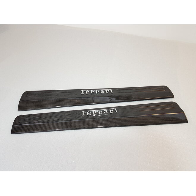 Ferrari 458 carbon entry plate