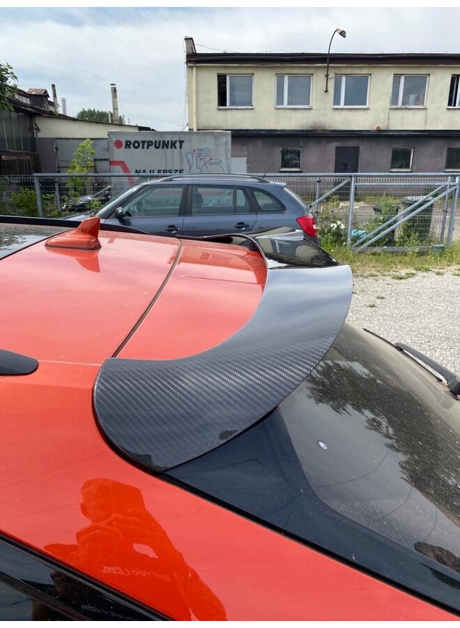 Spoiler de teto de carbono Audi A6 S6 RS6 C8