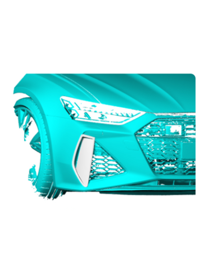 Inserção de entrada de ar do para-choque dianteiro em carbono Audi RS6 C8