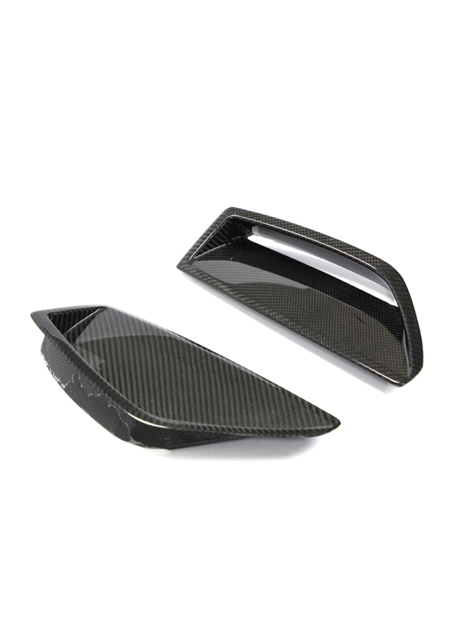 Audi RS6 C8 carbon front bumper air intake insert