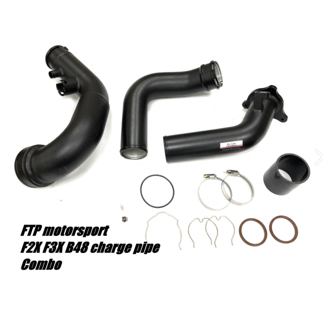 FTP BMW 1 2 3 4 série F2X F3X B48 Chargepipe combo V2 (tubo de carga + tubo de entrada)