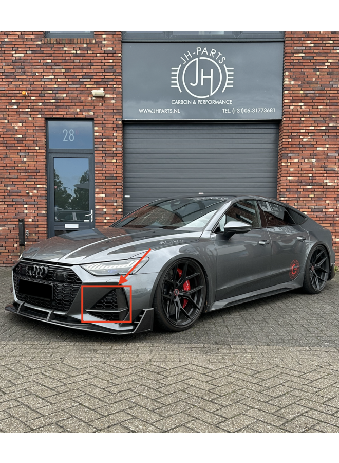 Carbon-Canard-Stoßstangeneinsätze Audi RS6 C8 & RS7 C8