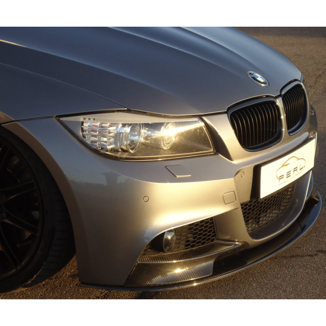 BMW 3 Serie E90 / E91 LCI Carbon voorlip splitter