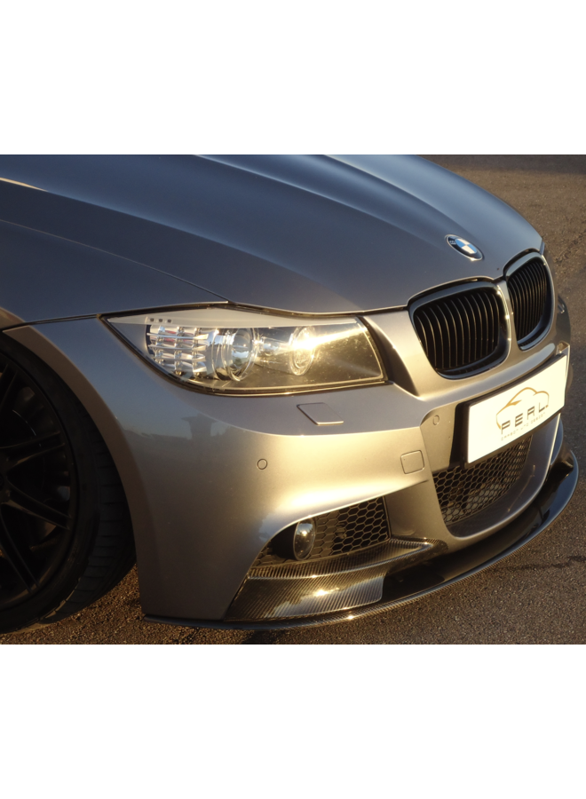 BMW Serie 3 E90 / E91 LCI Divisor de labio delantero de carbono