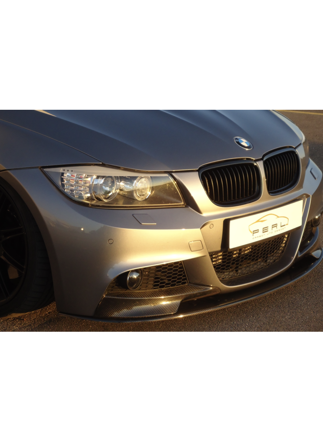 BMW Serie 3 E90 / E91 LCI Divisor de labio delantero de carbono