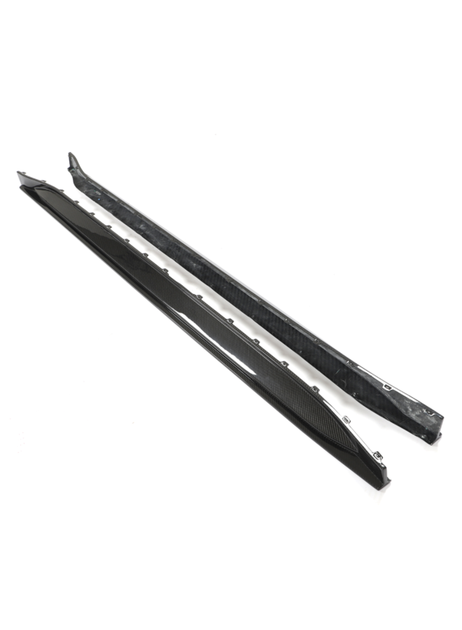 Jupes latérales de style OEM BMW G80 G81 M3 Carbon