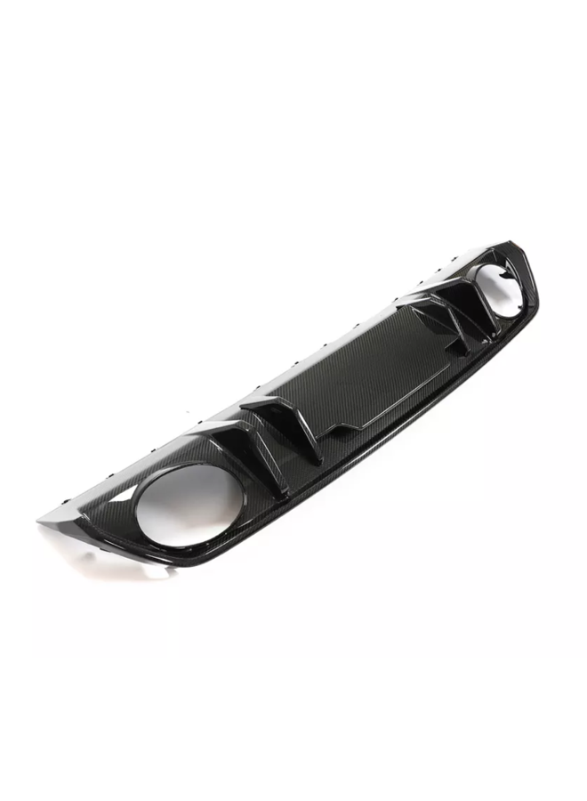 Si tratta di un diffusore in carbonio per Audi RS3 8Y