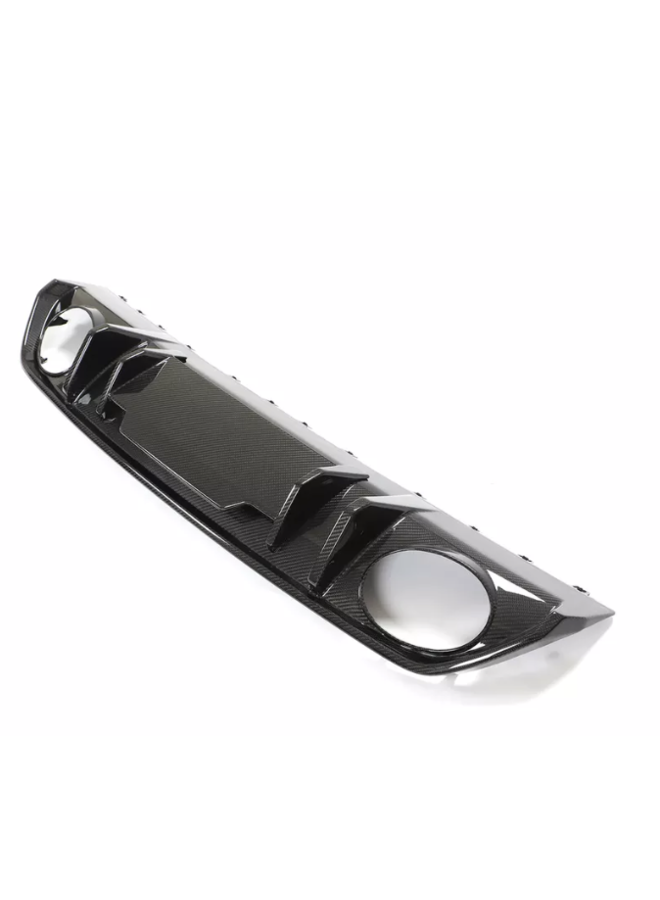 Si tratta di un diffusore in carbonio per Audi RS3 8Y