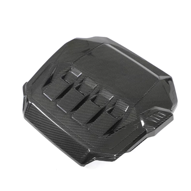 Cache moteur carbone Volkswagen Golf 8 Audi S3 8Y