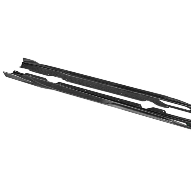 BMW 4 serie G26 i4 carbon side skirt extensions