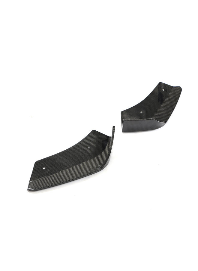 Corvette C8 carbon rear bumper splitter