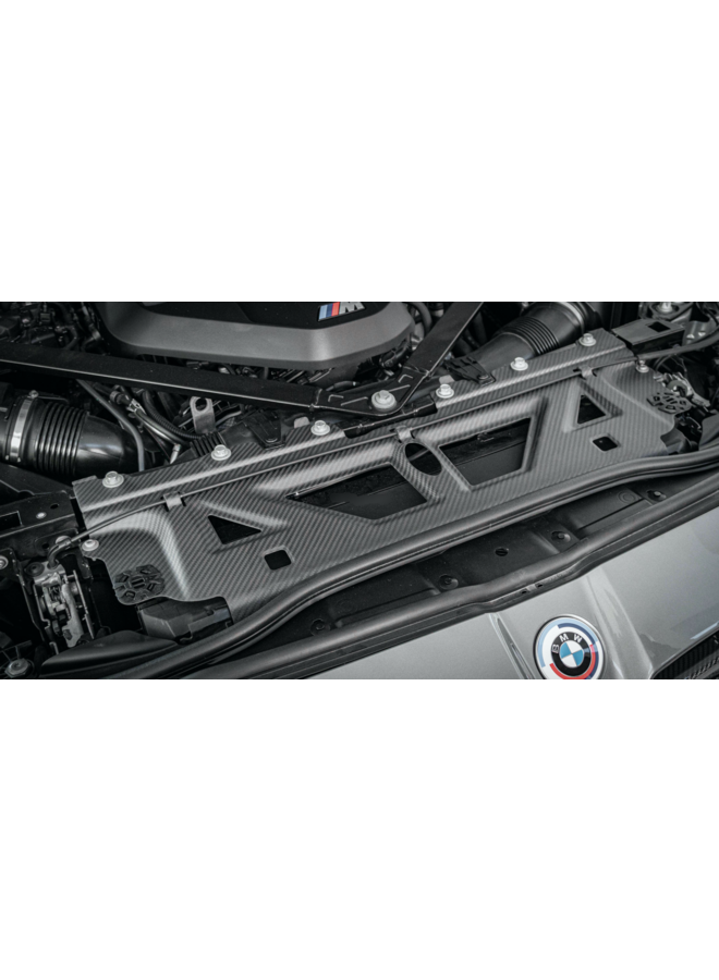 BMW G80 G81 G82 G83 M3 M4 Compartimento del motor con panel de carbono