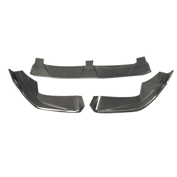 BMW F97 F98 X3M X4M Divisor de lábios dianteiro em carbono LCI