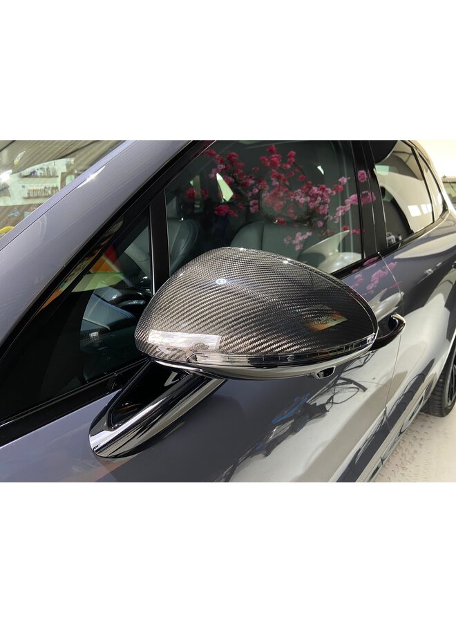Porsche Macan carbon mirror caps JH Parts