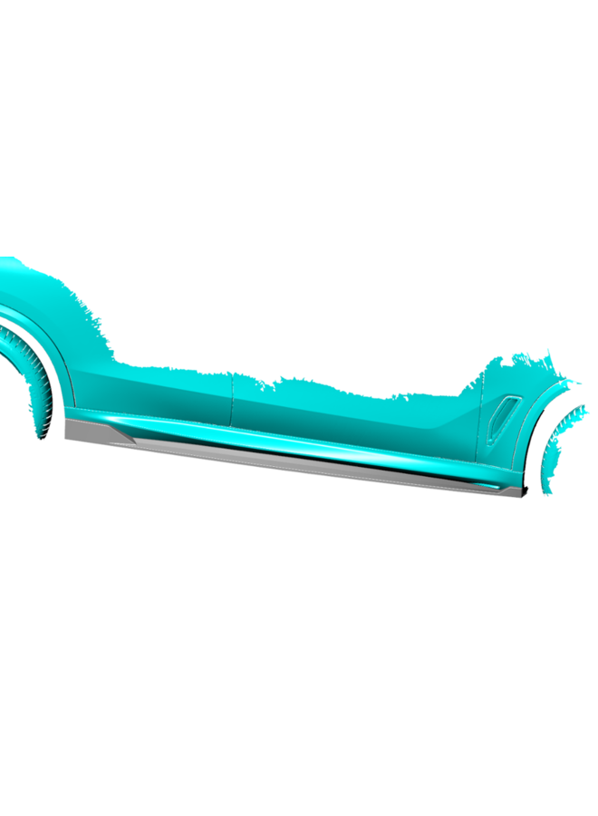 Extensiones de faldones laterales de carbono BMW G05 X5