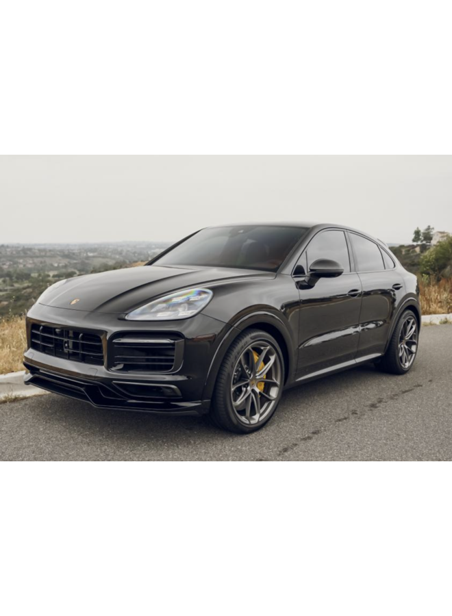 Divisor de lábios dianteiro Porsche Cayenne