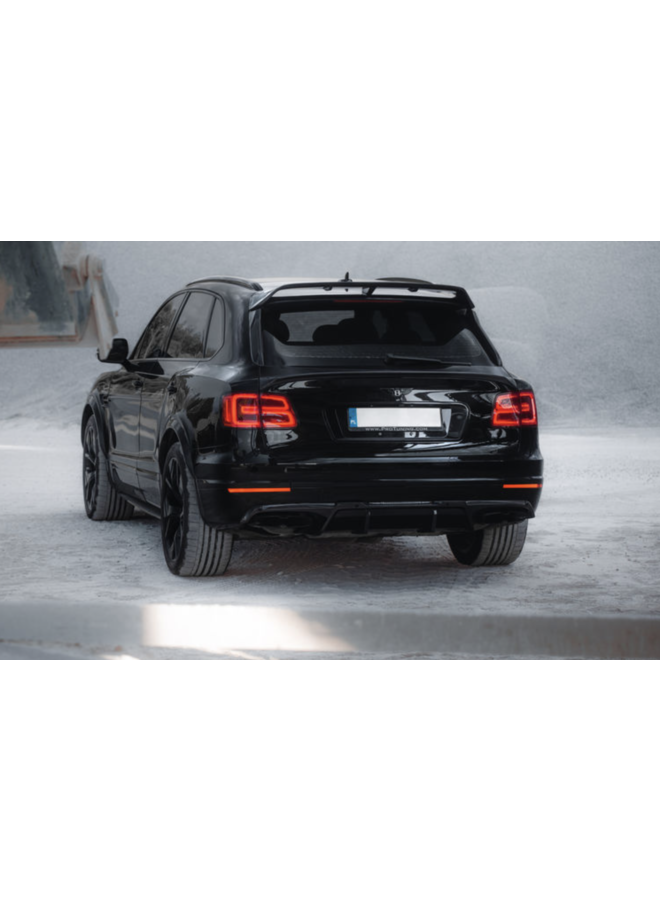 Bentley Bentayga carbon trunk strips