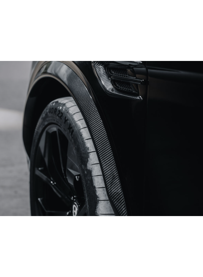 Bentley Bentayga carbon fender wheel rims