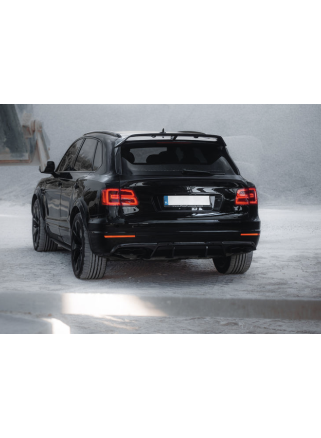 Bentley Bentayga carbon diffuser