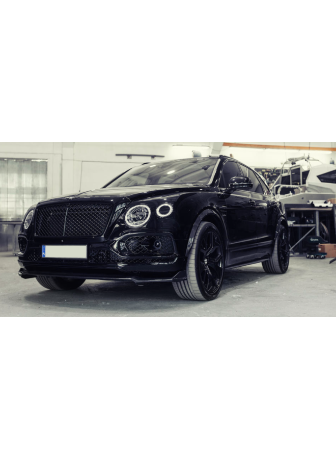 Bentley Bentayga carbon voorlip splitter