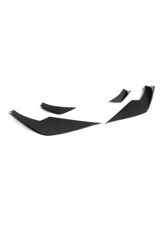 BMW G80 G81 G82 G83 M3 M4 Carbon front bumper canards