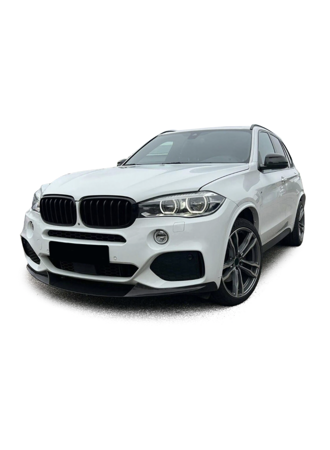 BMW X5 F15 Glans Zwarte voorlip splitter