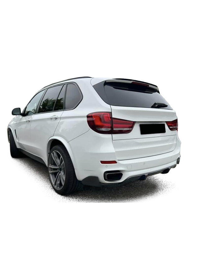 BMW X5 F15 glänzend schwarzer 3-teiliger Diffusor