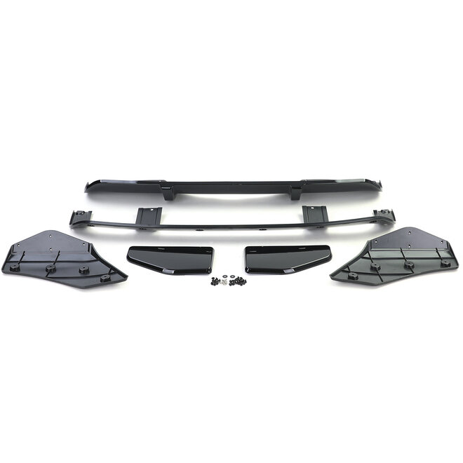 Diffusore in 3 pezzi BMW X5 F15 nero lucido