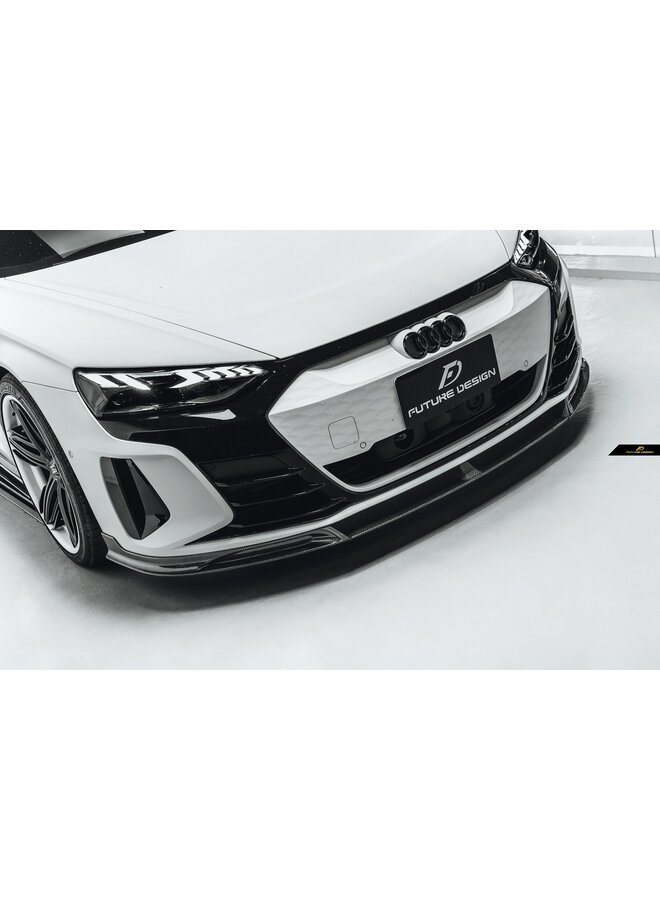 Audi E-Tron GT carbon front lip splitter
