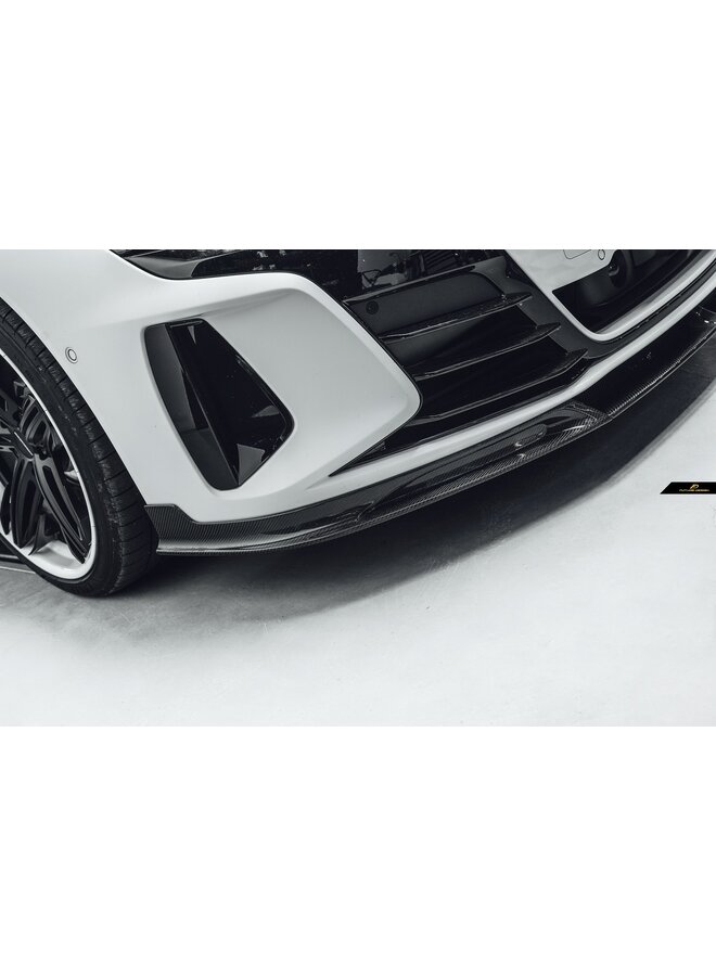 Audi E-Tron GT carbon front lip splitter