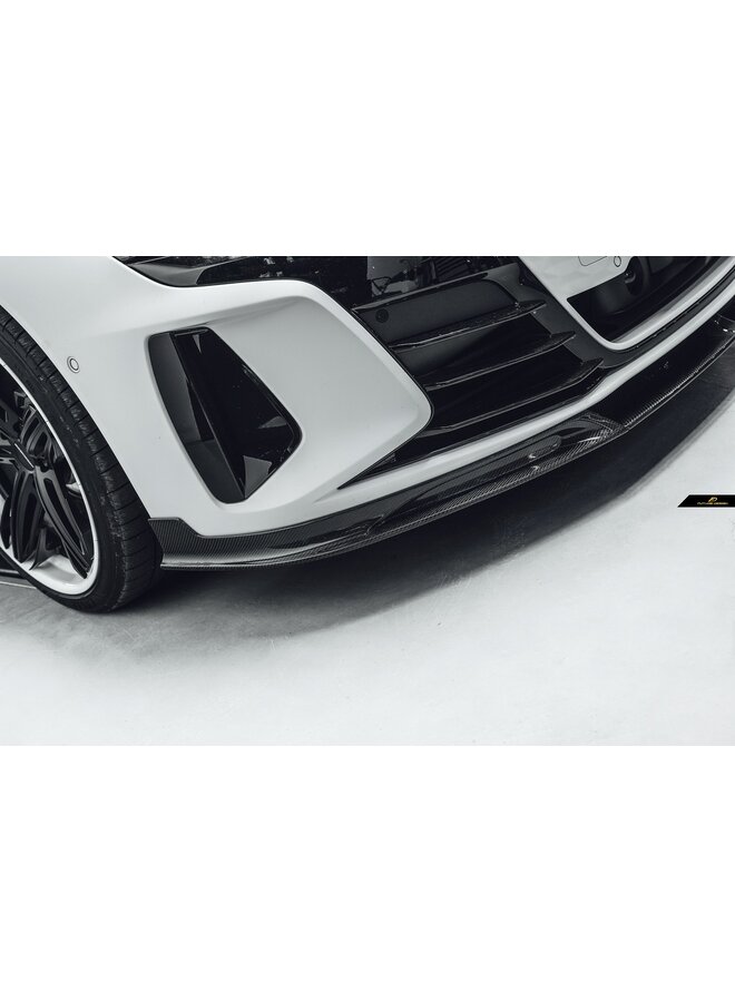 Divisor de labio delantero de carbono Audi E-Tron GT