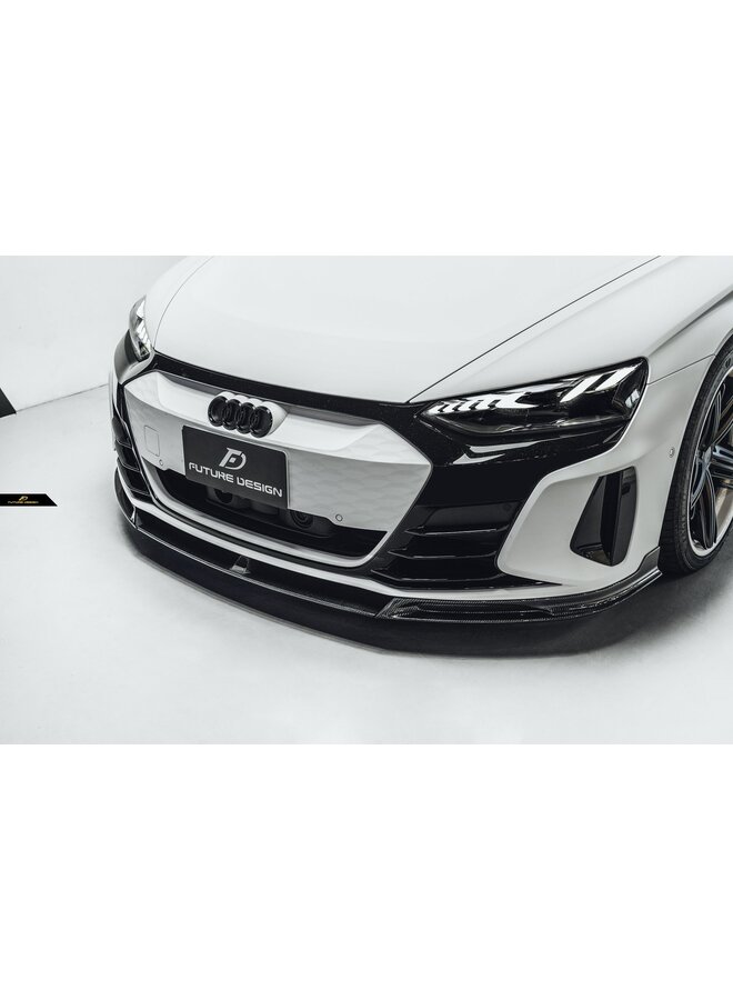 Audi E-Tron GT carbon front lip splitter