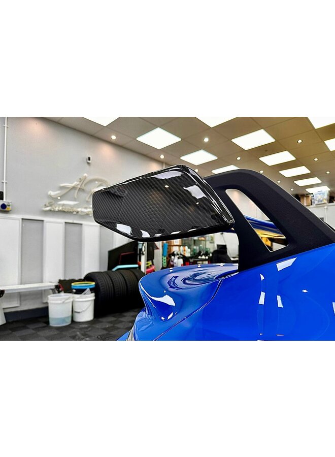 Plaques d'extrémité de spoiler en carbone Porsche 992 911 GT3
