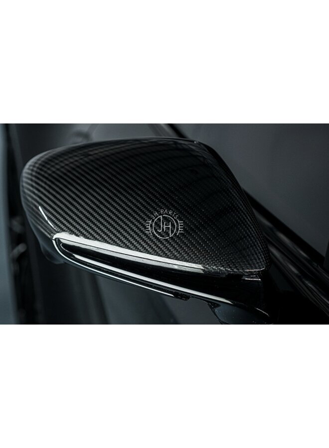 Porsche Taycan Carbon-Spiegelabdeckungen