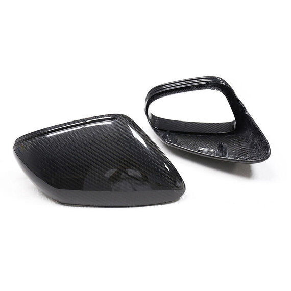 Cubiertas de espejos de carbono Porsche Taycan
