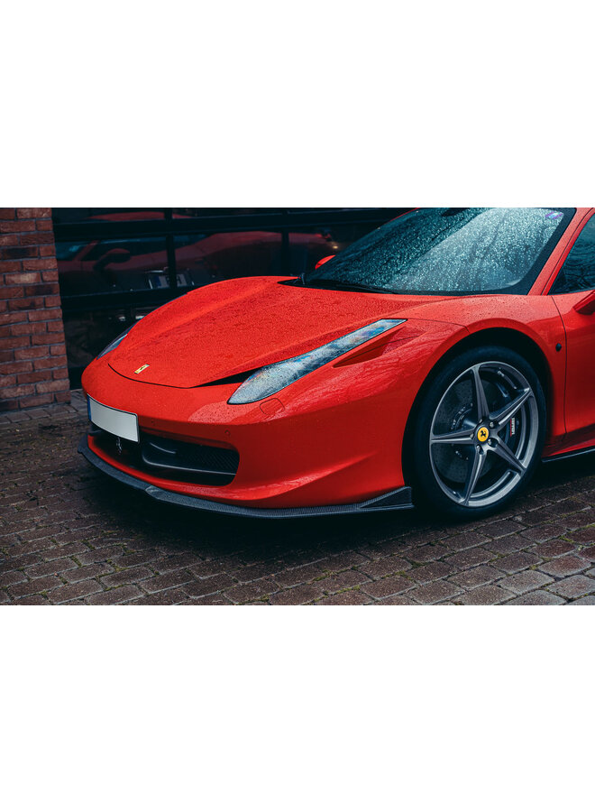 Ferrari 458 Italia / Spider carbon voorlip splitter