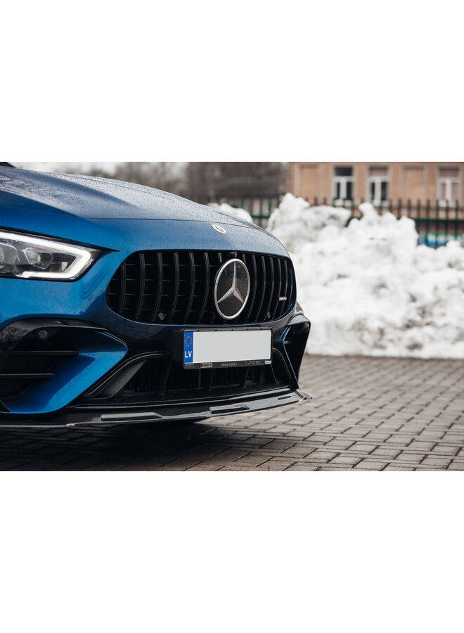 Mercedes AMG GT 4 Deur Carbon voorlip splitter