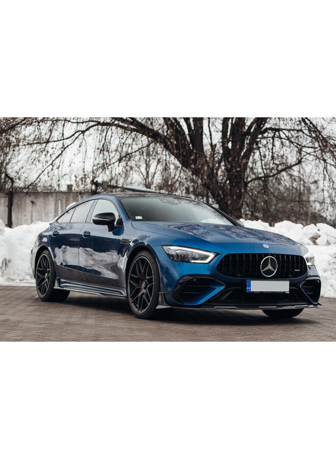 Mercedes AMG GT 4 Deur Carbon voorlip splitter