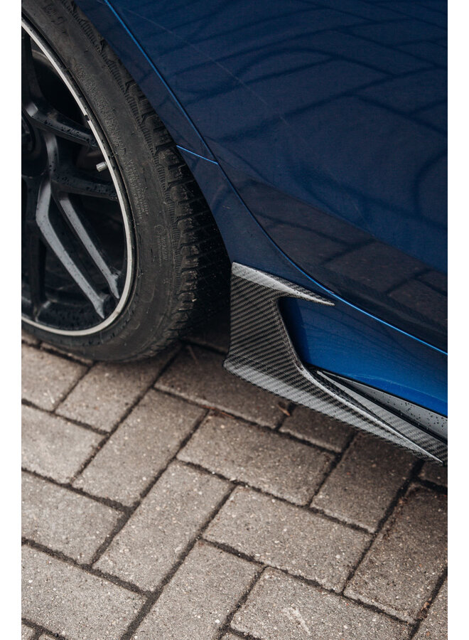 Mercedes AMG GT 4 Door Carbon side skirt extensions