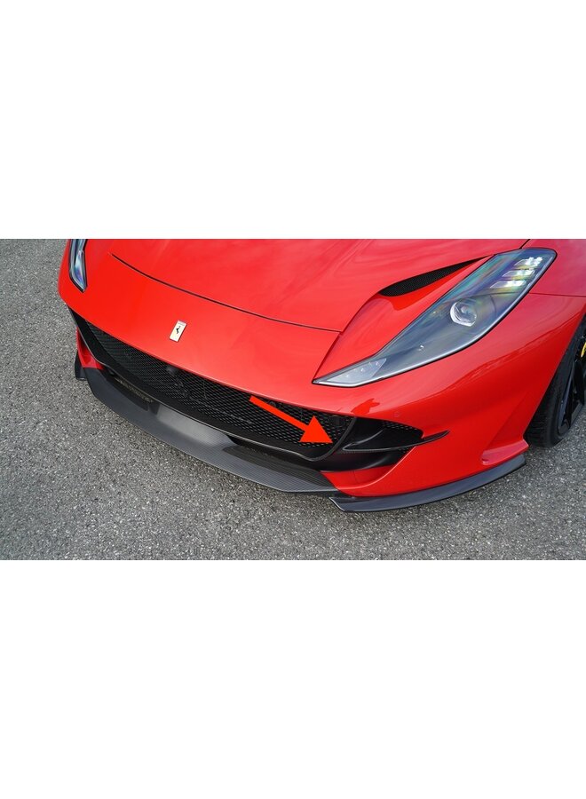 Ferrari 812 Superfast / GTS Carbon front bumper inlay scoop