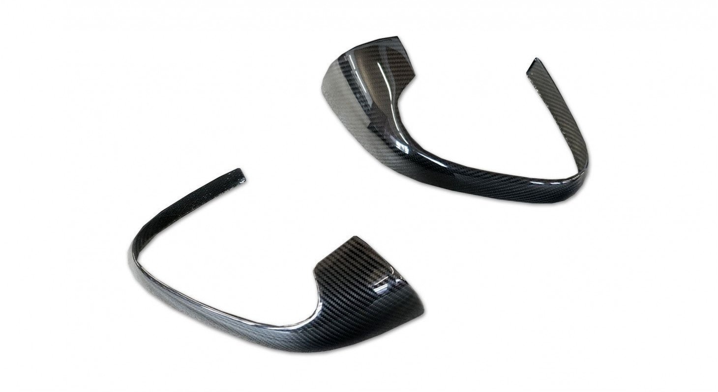 Coperchio Specchio Laterale in Fibra di Carbonio da 2 Pc per