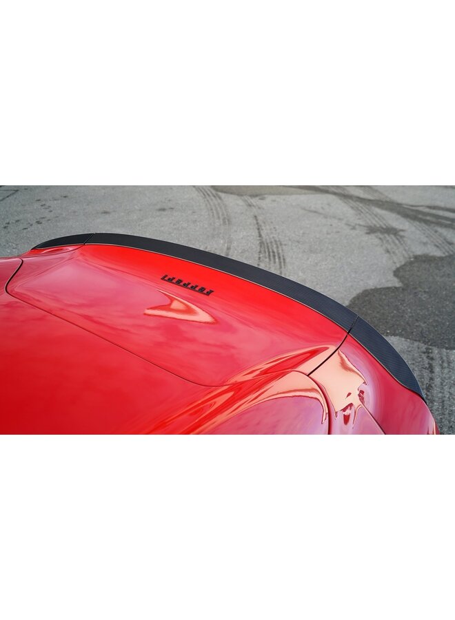 Lèvre de spoiler de coffre en carbone Ferrari 812 GTS