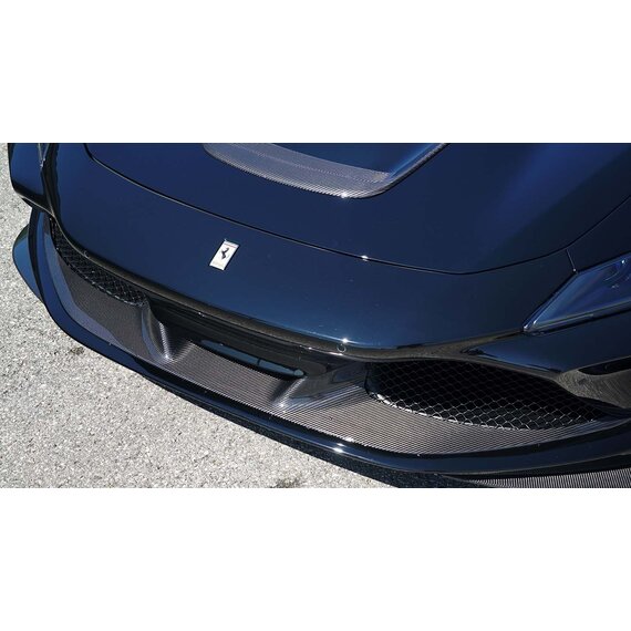 Ferrari F8 Tributo / Spider capa de para-choque dianteiro de fibra de carbono divisor de lábio