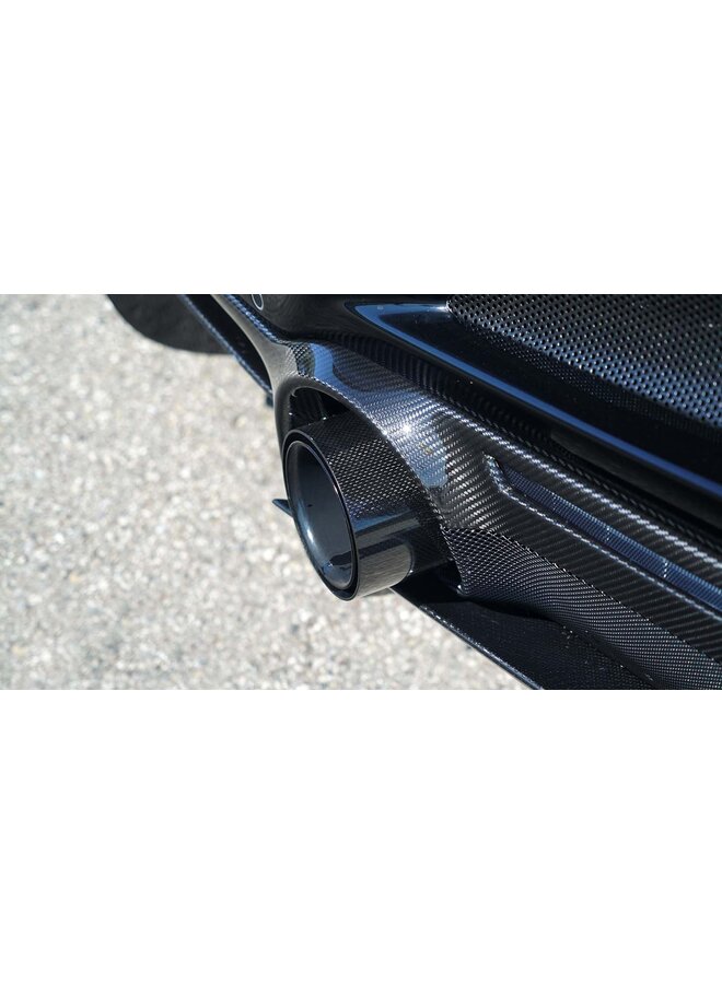 Garnitures d'échappement en carbone pour Ferrari F8 Tributo / Spider