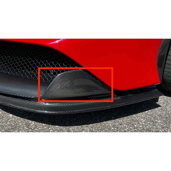 Ferrari SF90 Stradale / Spider Carbonio paraurti anteriore labbro anteriore finlandesi