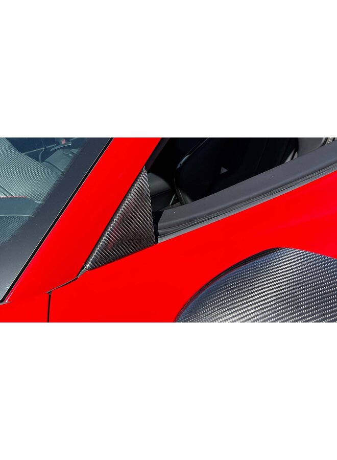 Triângulo de janela de carbono Ferrari SF90 Stradale / Spider