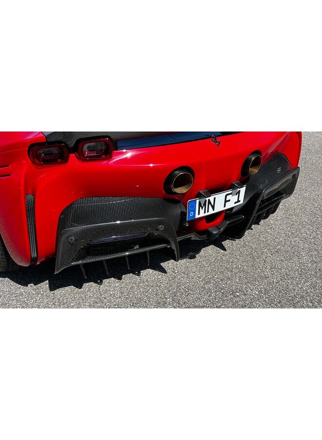 Difusor de carbono Ferrari SF90 Stradale / Spider