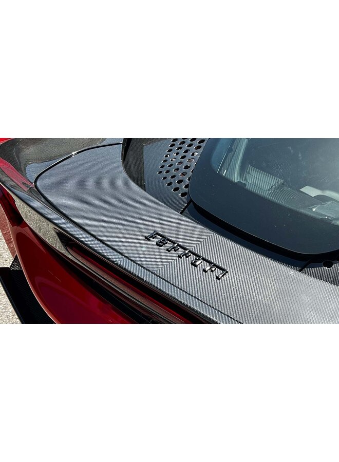 Tampa do spoiler traseiro Ferrari SF90 Stradale / Spider em carbono