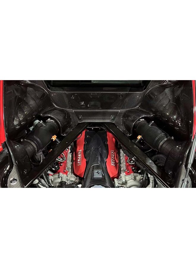 Ferrari SF90 Stradale / Spider carbon engine compartment set