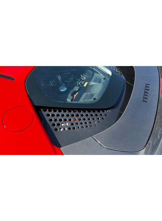 Ferrari SF90 Stradale / Spider Carbon-Motorplatten-Set